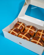 6 pack Fresh baked hot cross buns
